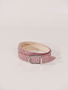 Mija Belt | Pink Hot Fix & Silver