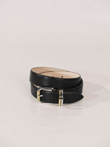 Wide Alegra Belt | Deep Brown & Silver & 24K Gold