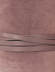 Undone Corset Suede Belt | Rosewood