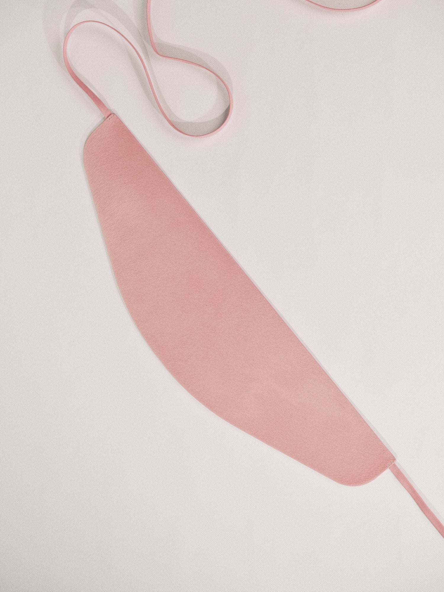 Undone Corset Short Calf Hair Belt | Pink