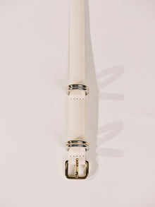 Constance Belt | Ivory & Silver & 24K Gold