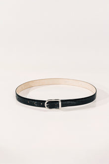 Mija Croco | Black Croco & Silver
