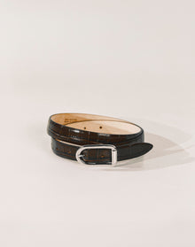 Mija Croco | Dark Chocolate Croco & Silver