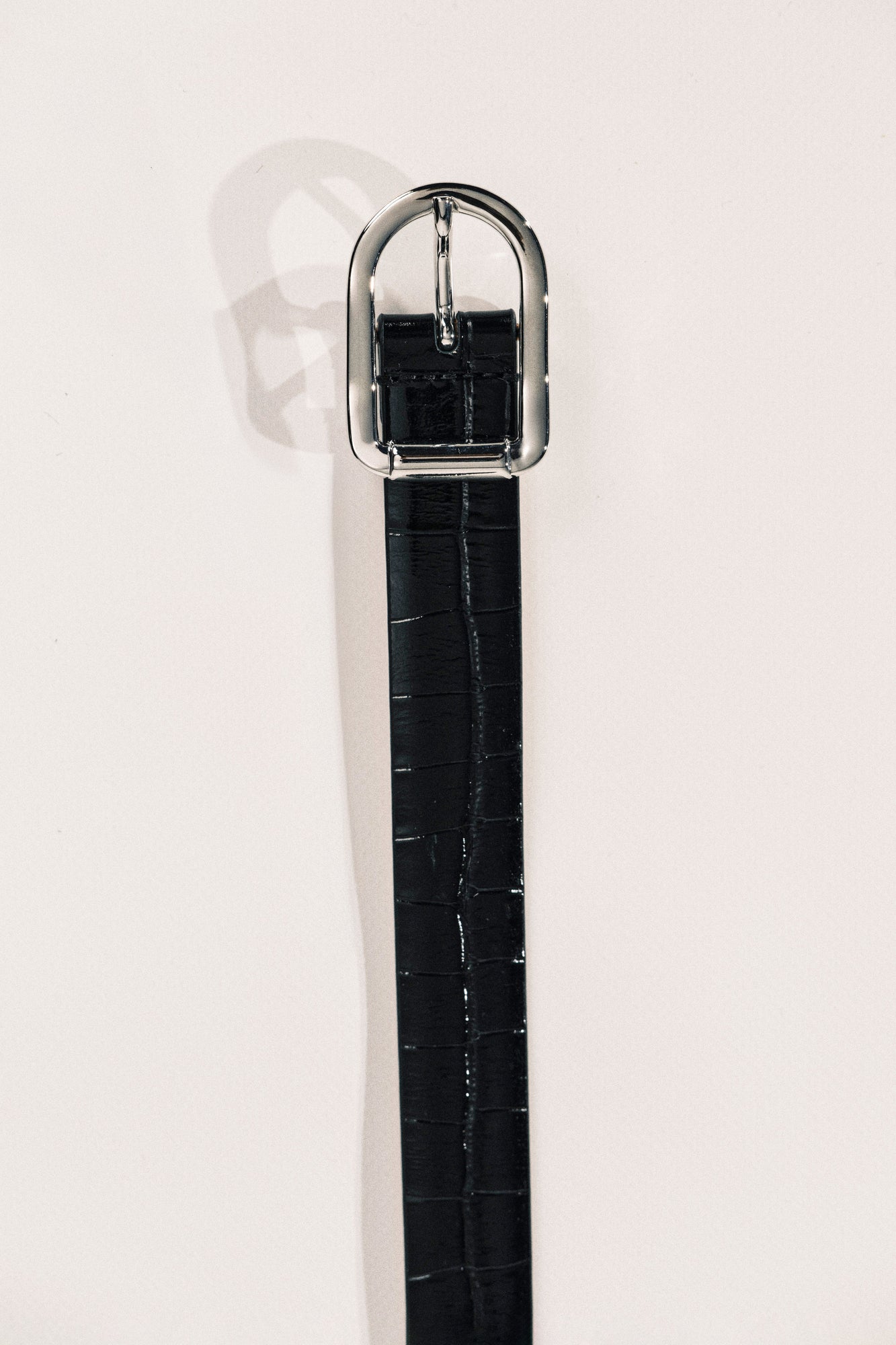Mija Croco | Black Croco & Silver