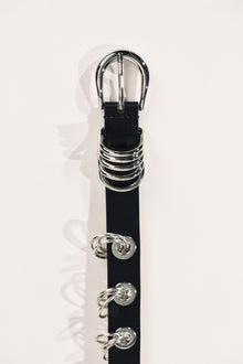 Revenge Belt | Black & Silver