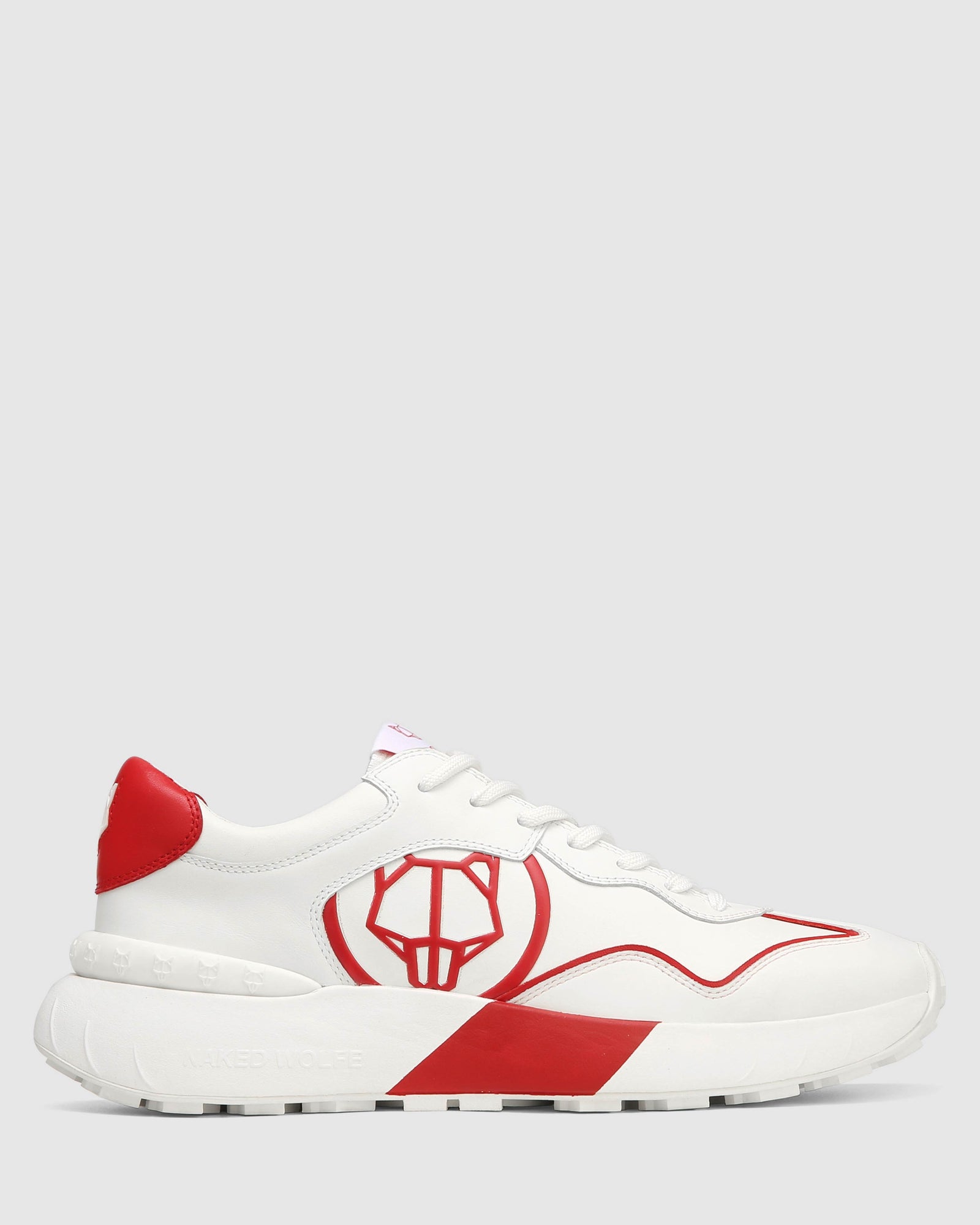 Mens | Drought Sneaker | White/Red