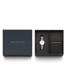 Womens | Petite Sterling & Tennis Bracelet Set | White | Silver