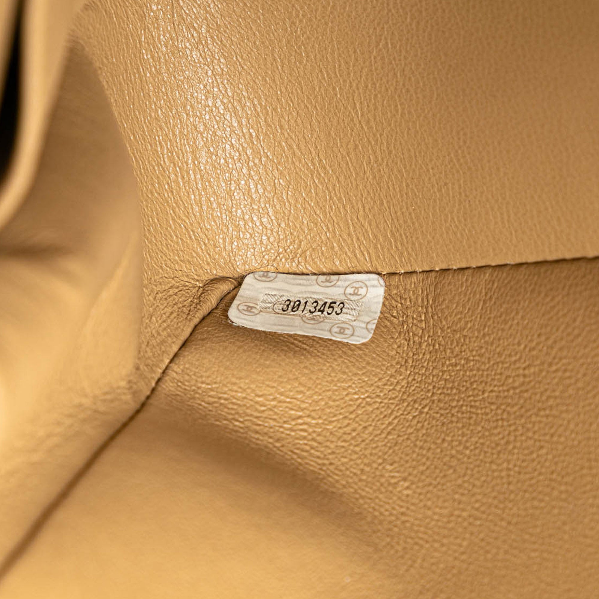 Chanel | Pre-Owned Medium Classic Lambskin Double Flap | Brown/Nude