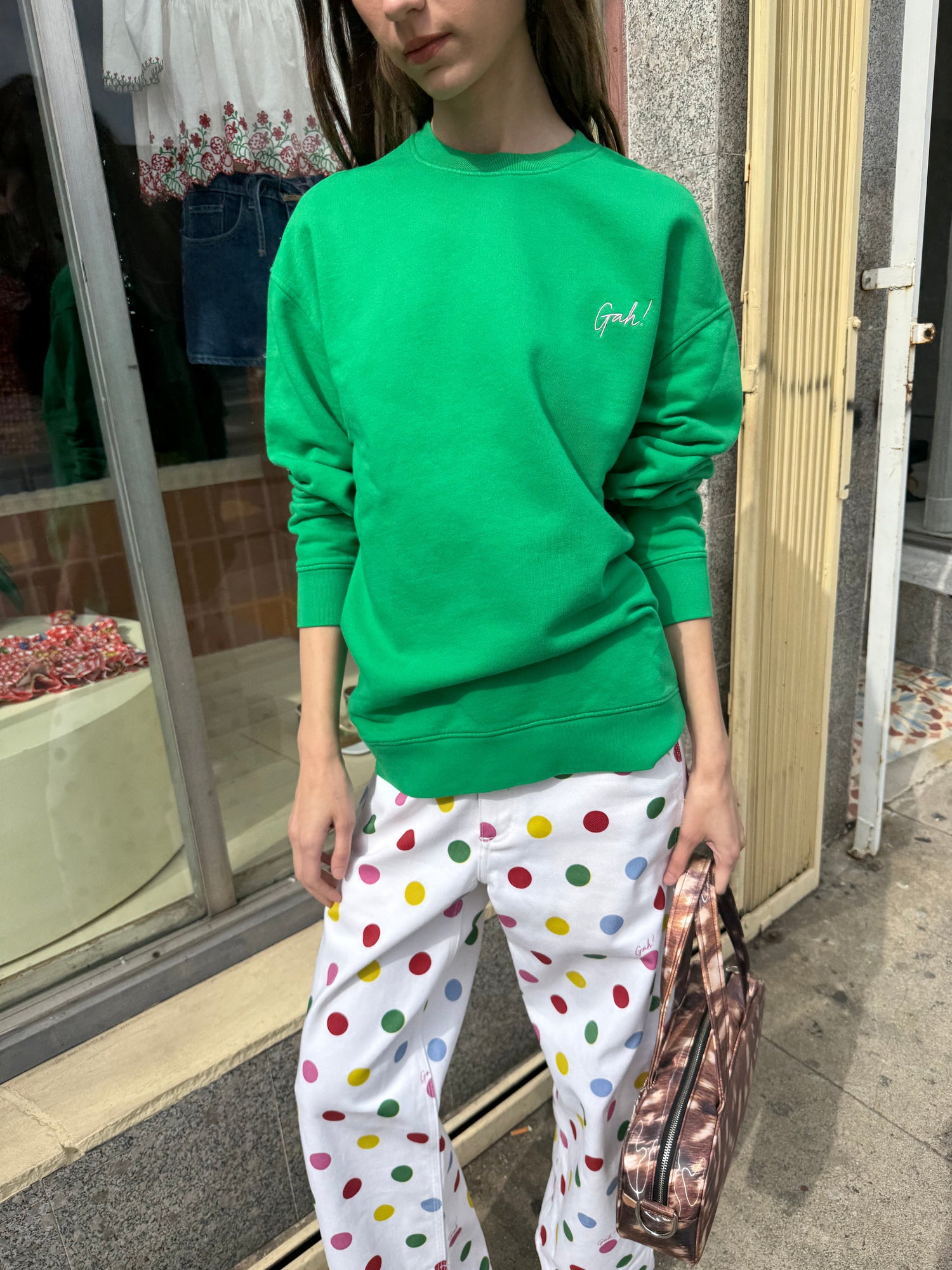 Organic Fleece Sweatshirt | Basil