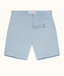 Dane Cotton Twill Longest-Length Cotton Twill Shorts | Ice Blue