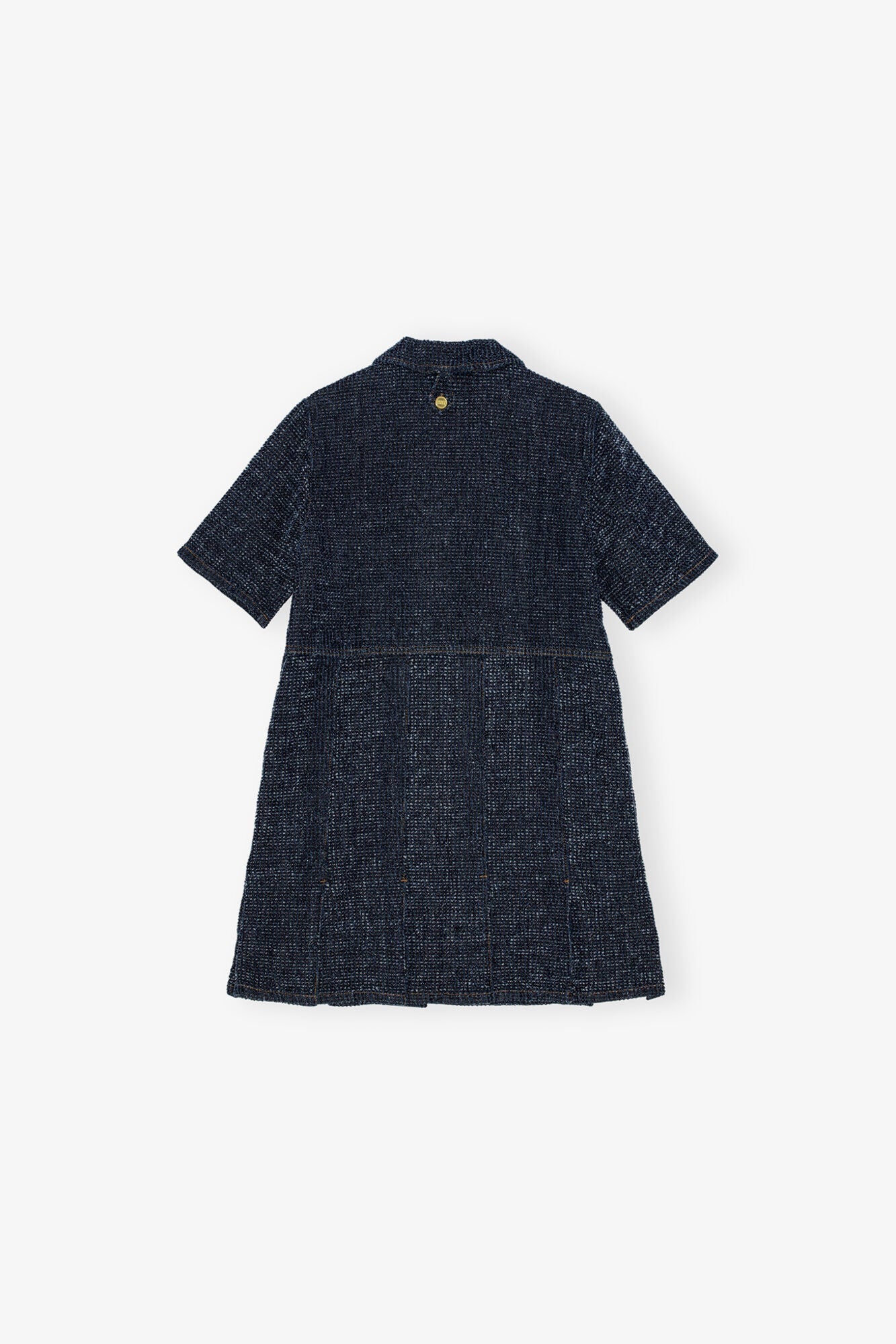 Dark Blue Textured Dress | Rinse
