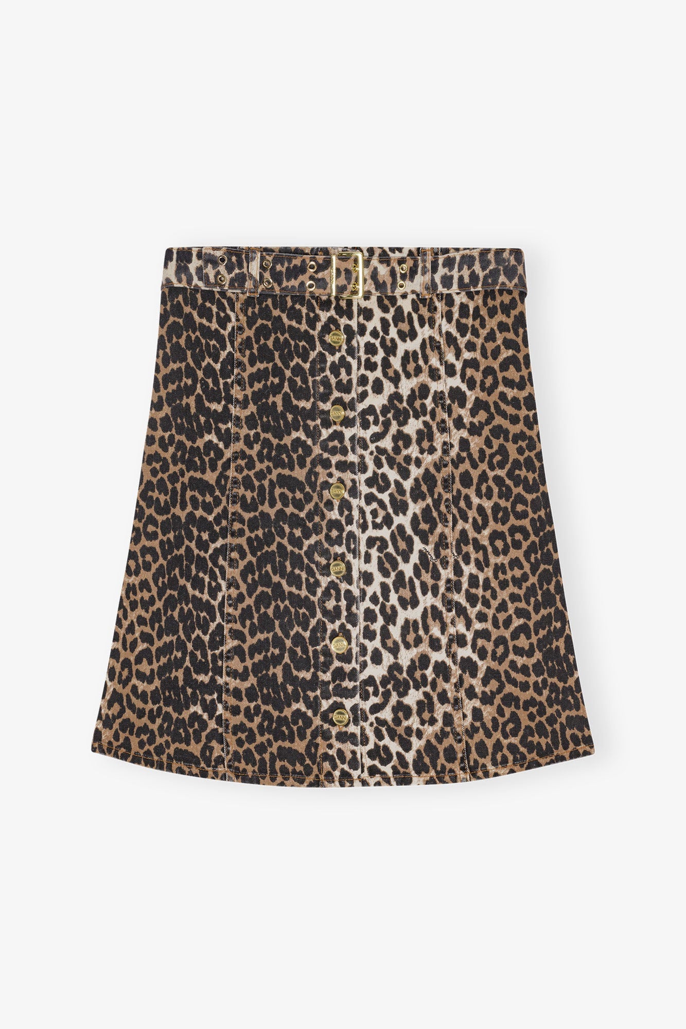 Denim Top | Leopard