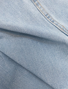 Do It All Denim Tube Top::Washed Indigo::Detail