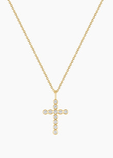 Harmony Necklace | Clear Crystal | 14K Gold Plated