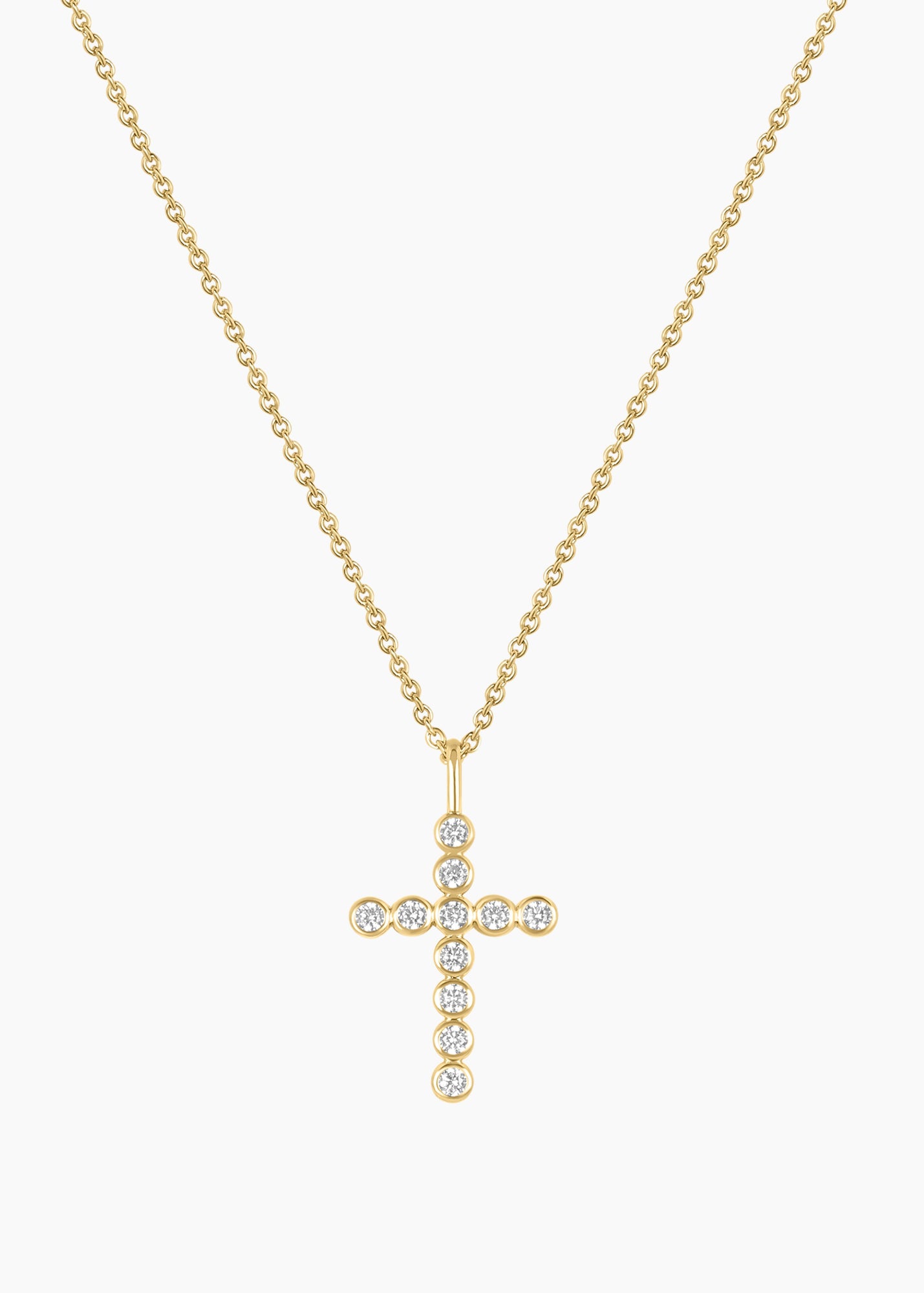 Harmony Necklace | Clear Crystal | 14K Gold Plated