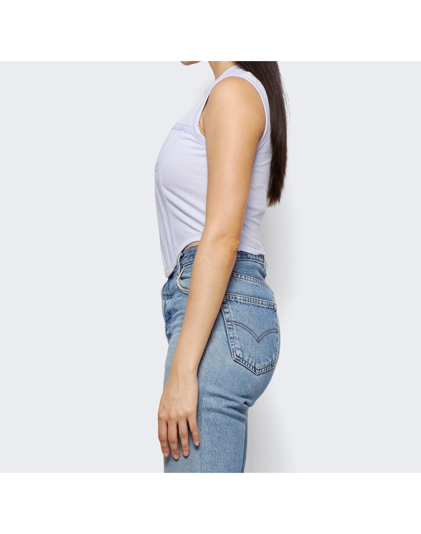 Dion Lee | Women | Corset Tank Top | Amethyst