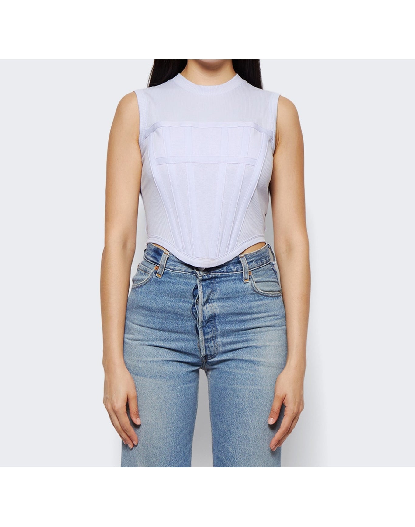 Dion Lee | Women | Corset Tank Top | Amethyst