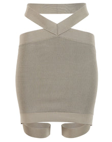 Dion Lee | Women | Cross Rib Skirt | Beige