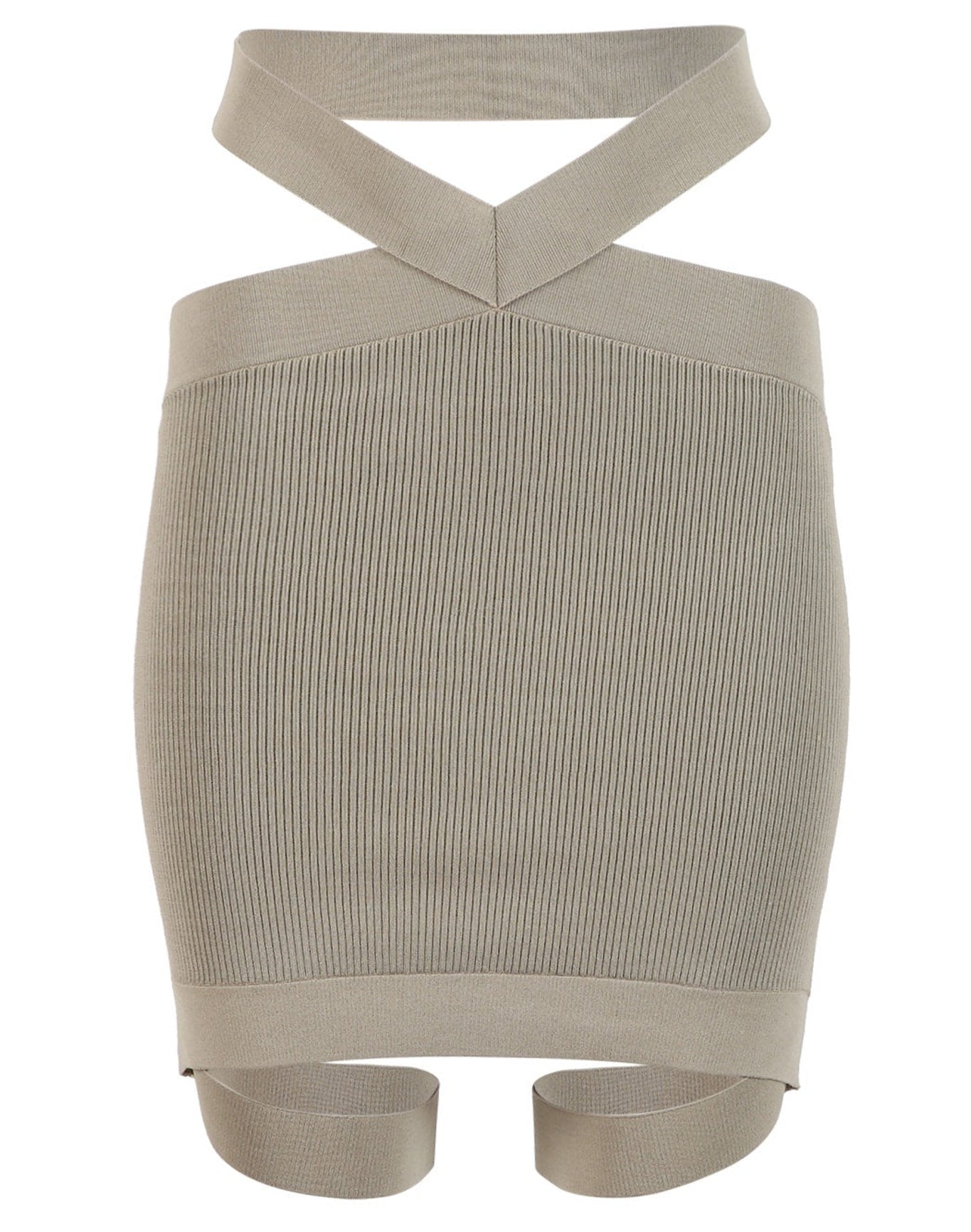 Dion Lee | Women | Cross Rib Skirt | Beige