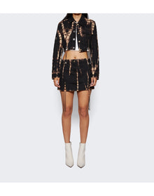 Dion Lee | Women | Denim V-wire Mini Skirt | Black