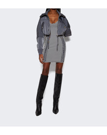 Dion Lee | Women | Layered Braided Mini Dress | Steel