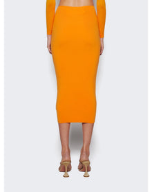 Dion Lee | Women | Mobius Loop Midi Skirt | Citrine