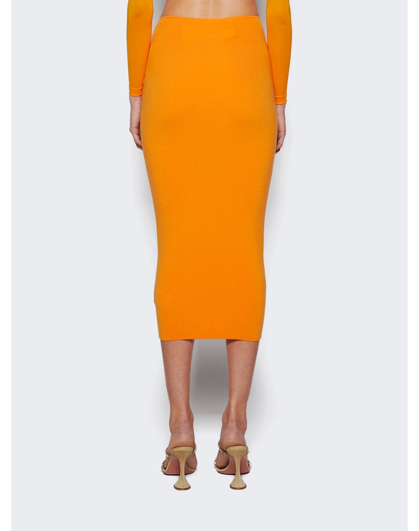 Dion Lee | Women | Mobius Loop Midi Skirt | Citrine
