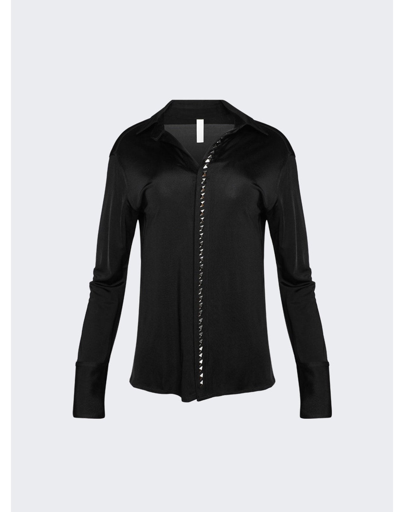 Dion Lee | Women | Studded Placket Shirt | Black