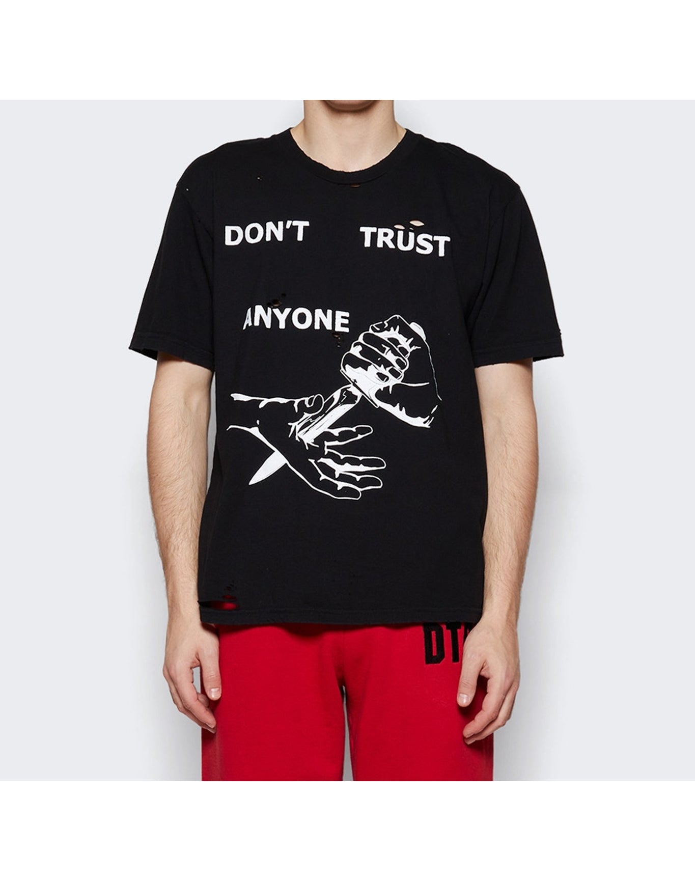 Don't Trust Anyone | Men | Bad Deal Tee | Black