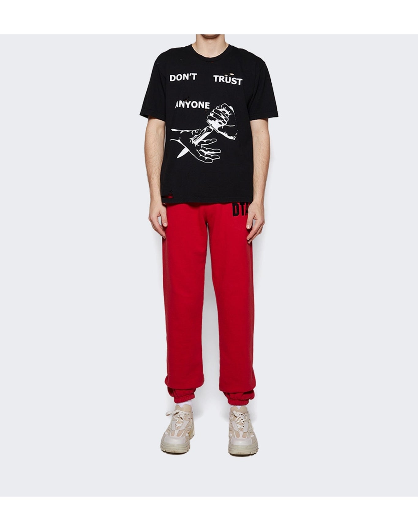 Don't Trust Anyone | Men | Bad Deal Tee | Black