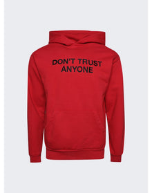 Don't Trust Anyone | Men | Hoodie | Red