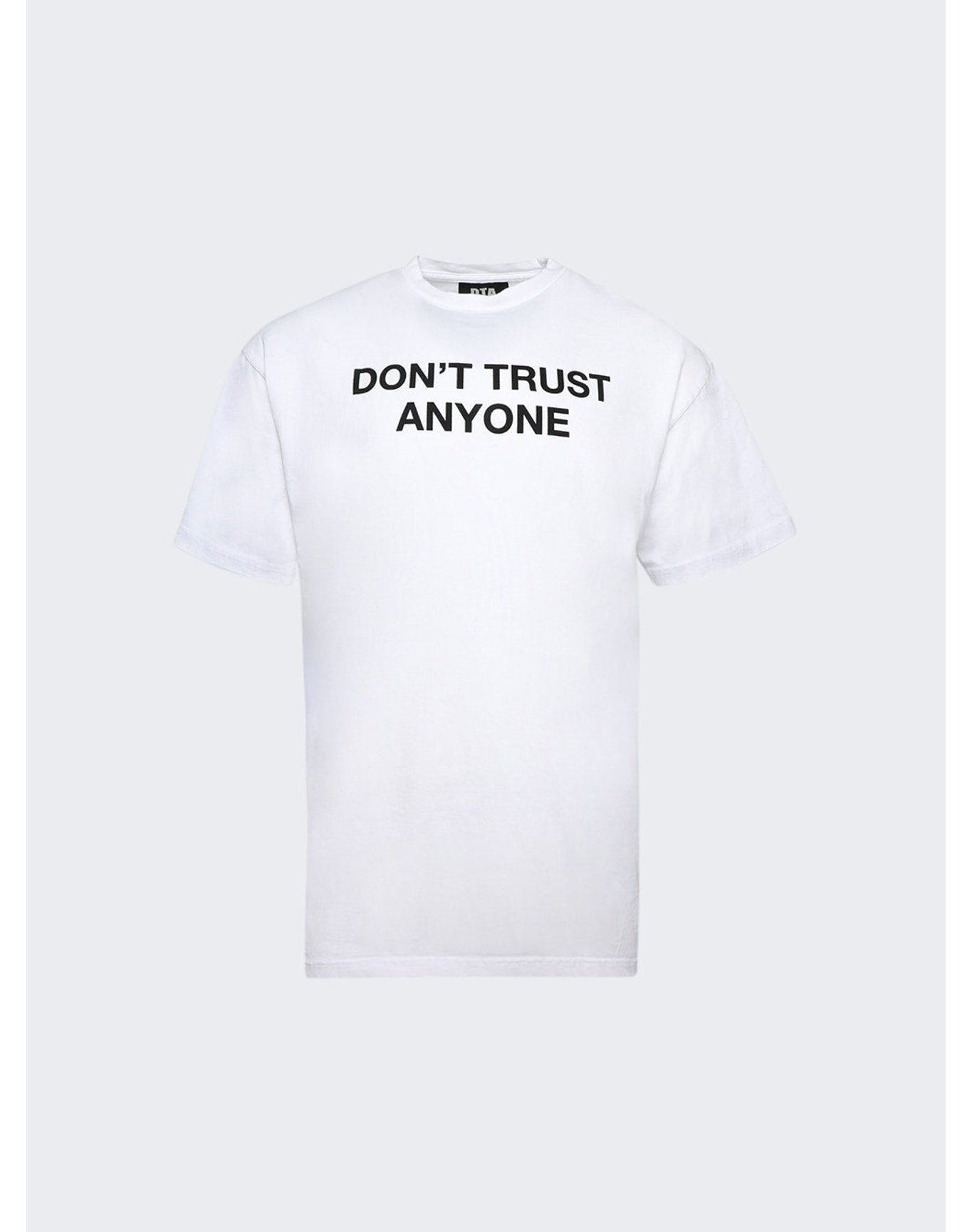 Don't Trust Anyone | Men | Tee | White