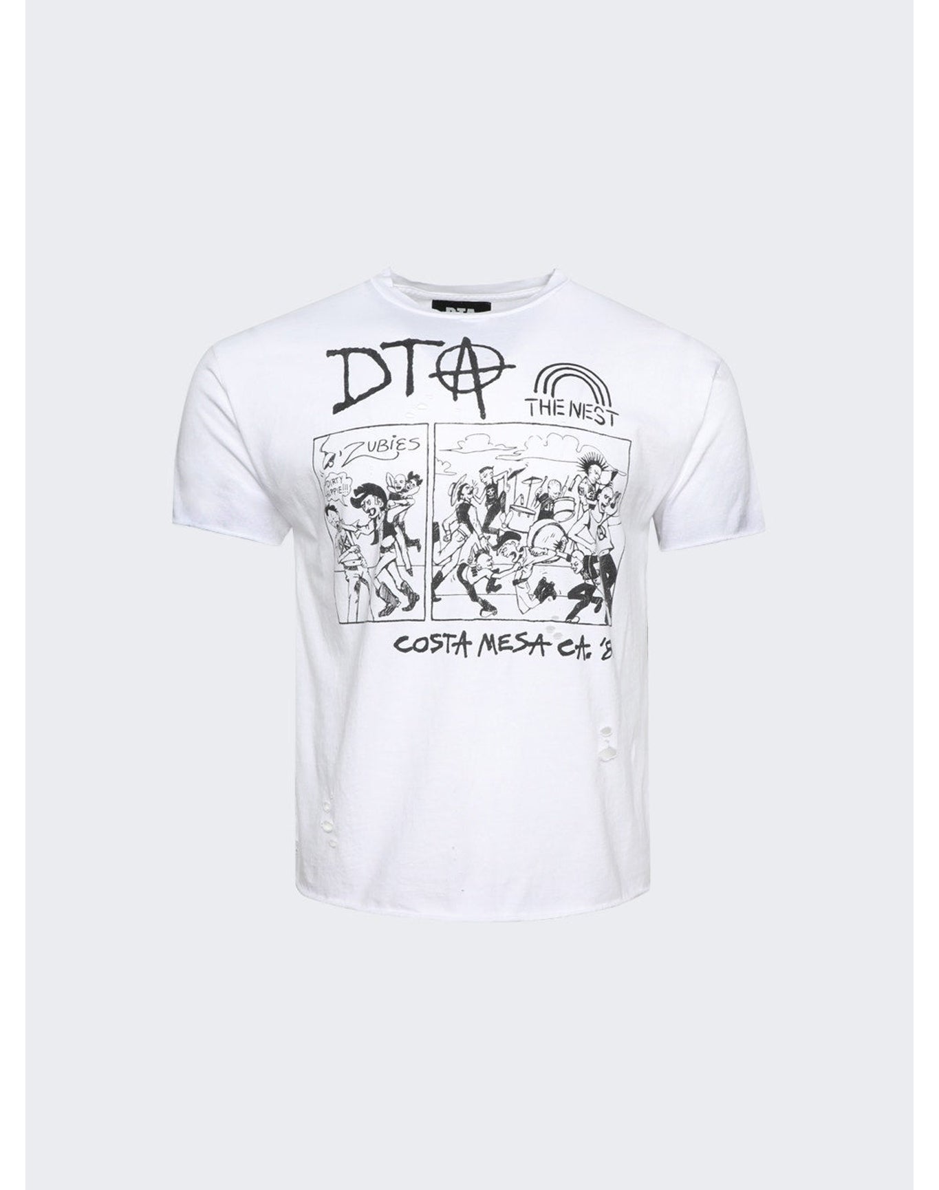 Don't Trust Anyone | Men | The Nest Tee | White