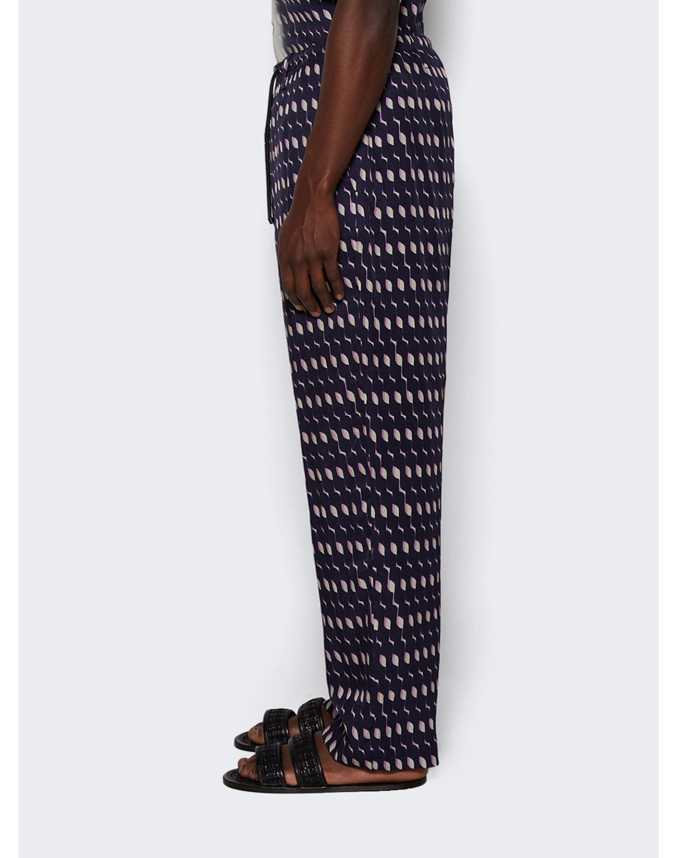 Dries Van Noten | Men | Drawstring Pants | Navy
