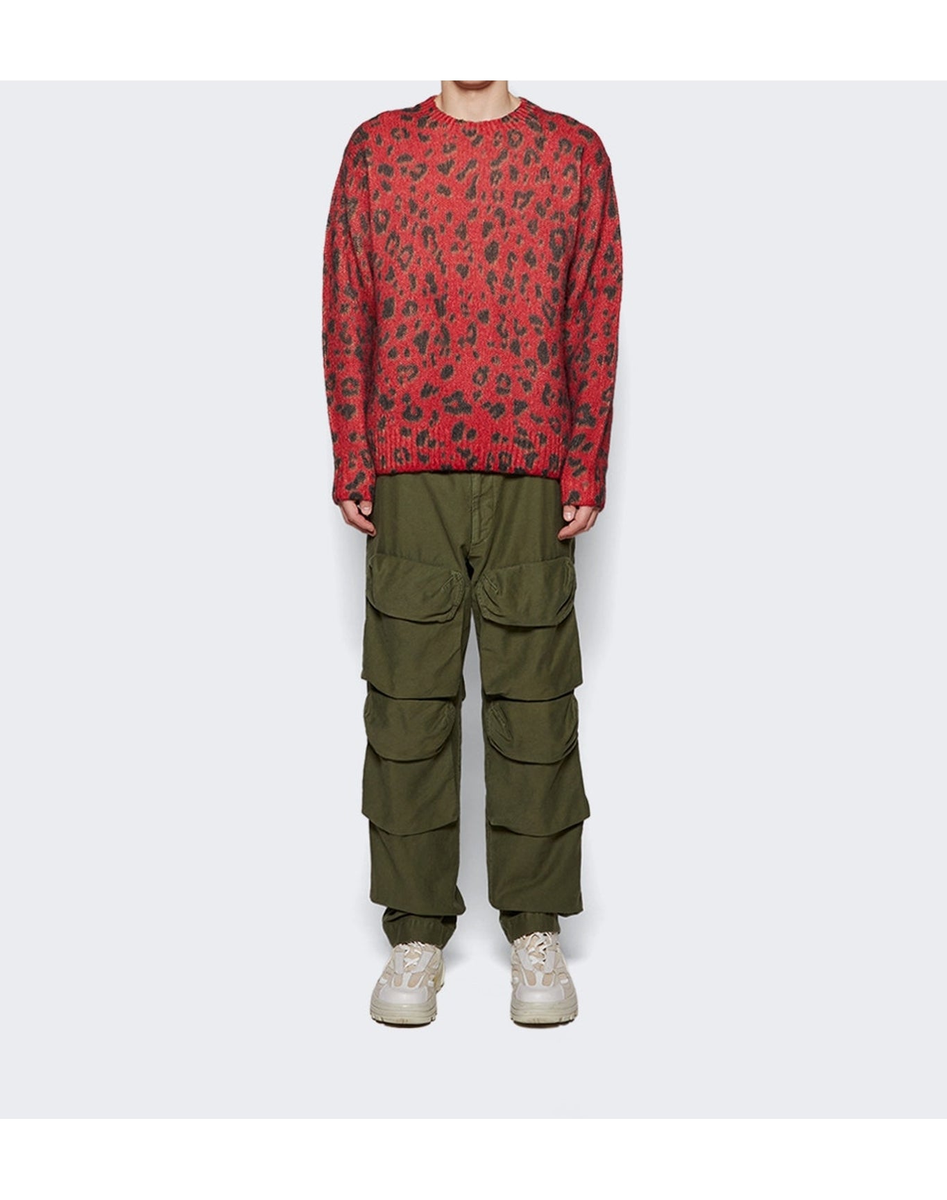 Dries Van Noten | Men | Morane Print Knitted Sweater | Pink