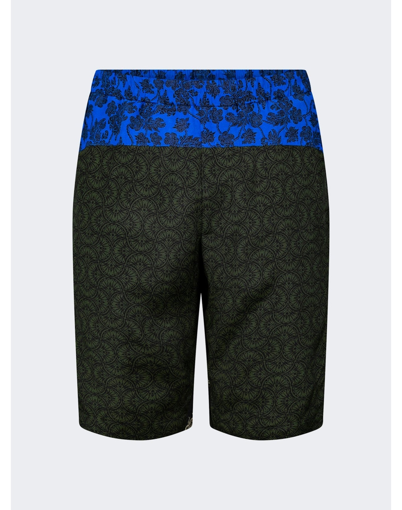 Dries Van Noten | Men | Parcher Shorts | Bottle Grey x Blue