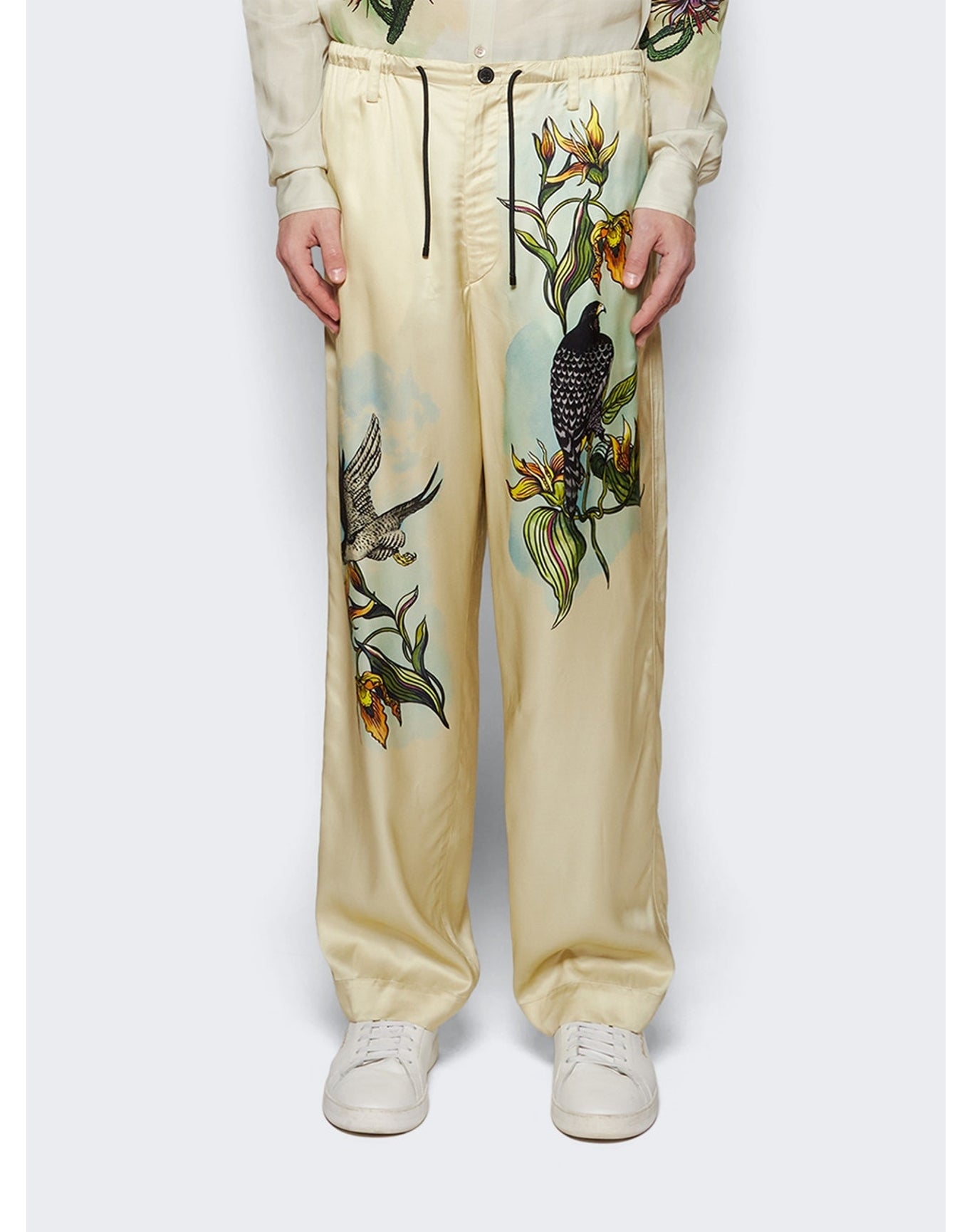 Dries Van Noten | Men | Penny Printed Pants | Beige