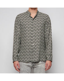 Dundas | Men | Regular Fit Deuce Shirt Monogram Print | Grey