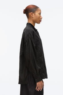 Tie Neck Blouse | Black