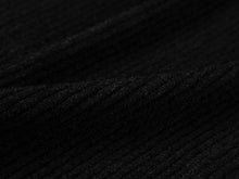 Straight-leg Knitted Skirt | Black