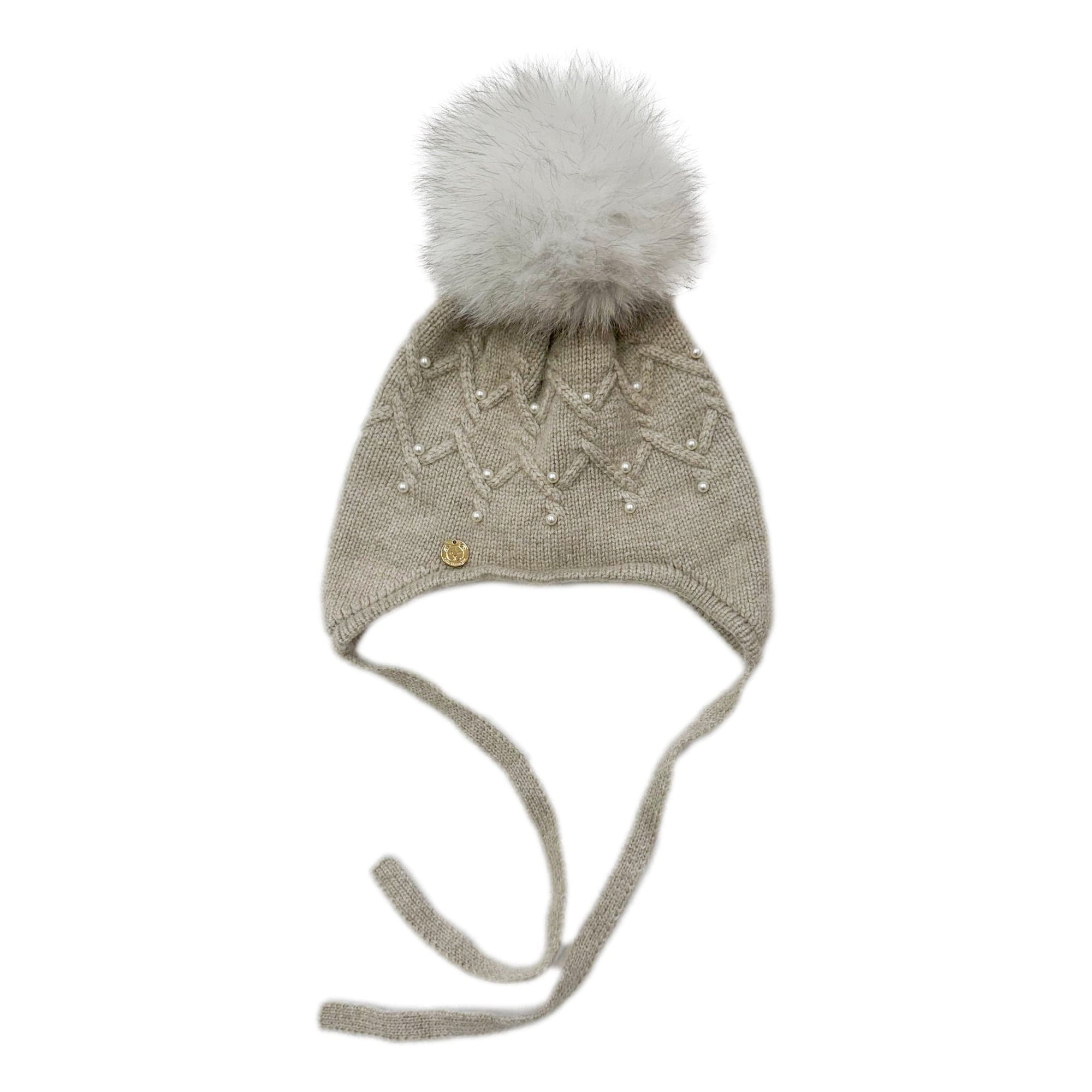 Girl | Karenina Pearl Aviator Hat | Gray