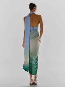 Lora Midi Dress | Algae