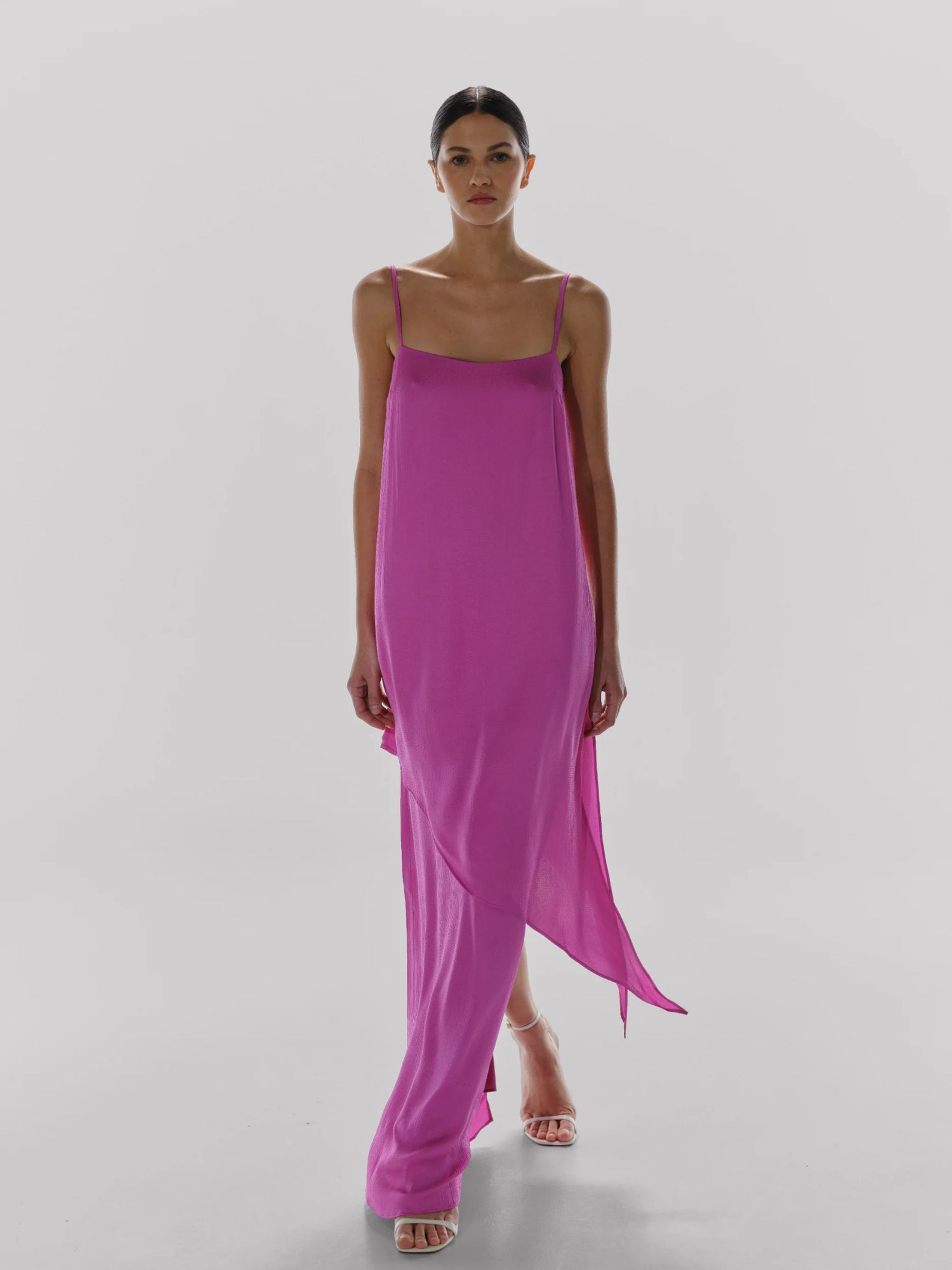 Noa Maxi Dress | Fucsia
