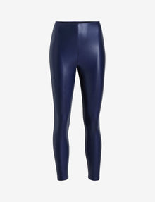 Matte Metallic Legging::Sapphire::Main
