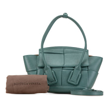 Bottega Veneta | Pre-Owned Mini Intrecciato Arco Satchel | Blue