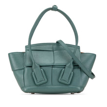 Bottega Veneta | Pre-Owned Mini Intrecciato Arco Satchel | Blue