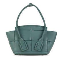 Bottega Veneta | Pre-Owned Mini Intrecciato Arco Satchel | Blue
