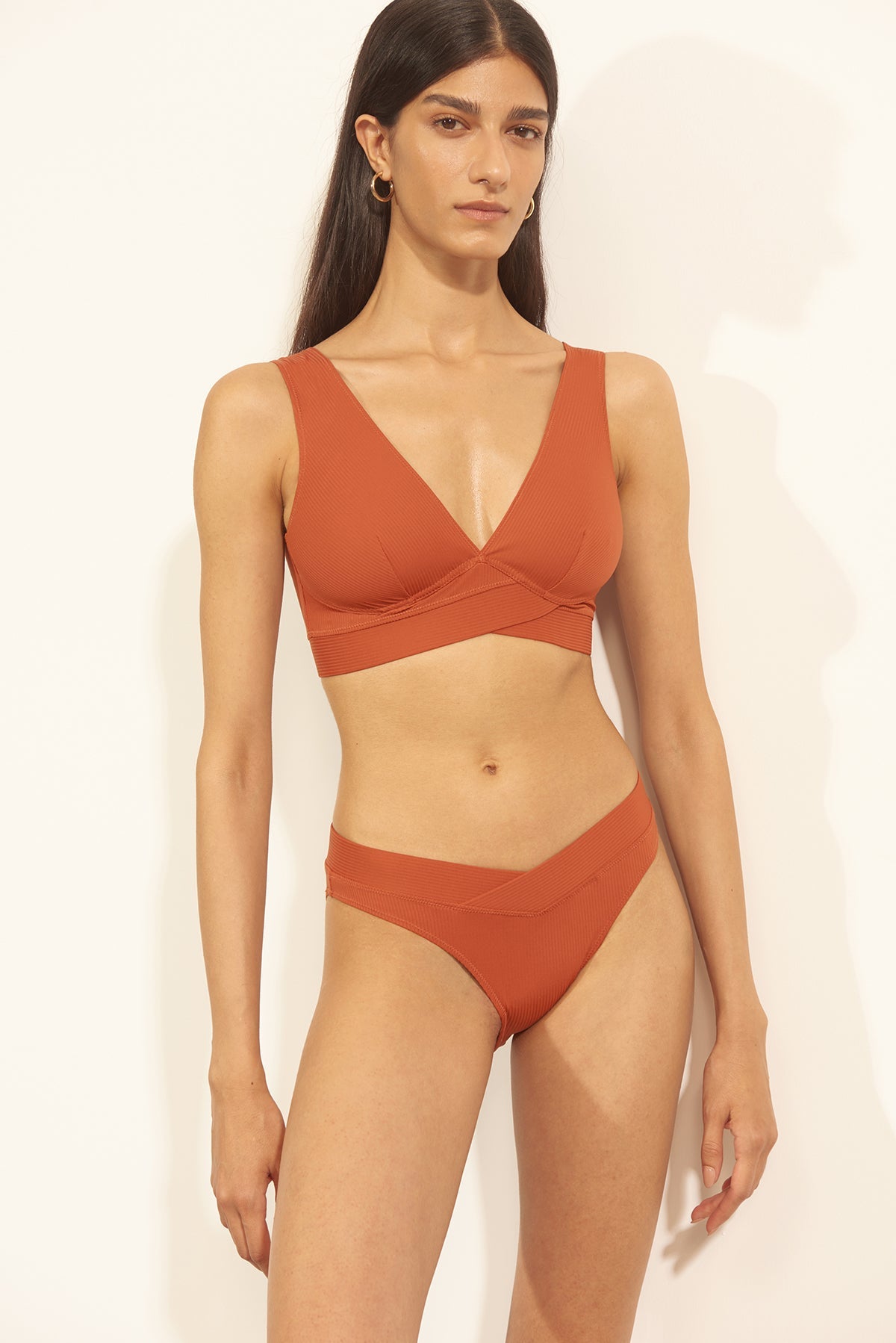 Ziggy Plunge Bikini Top | Sun Kissed