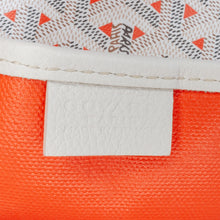 Goyard | Pre-Owned Goyardine Poitiers Claire Voie | White/Orange