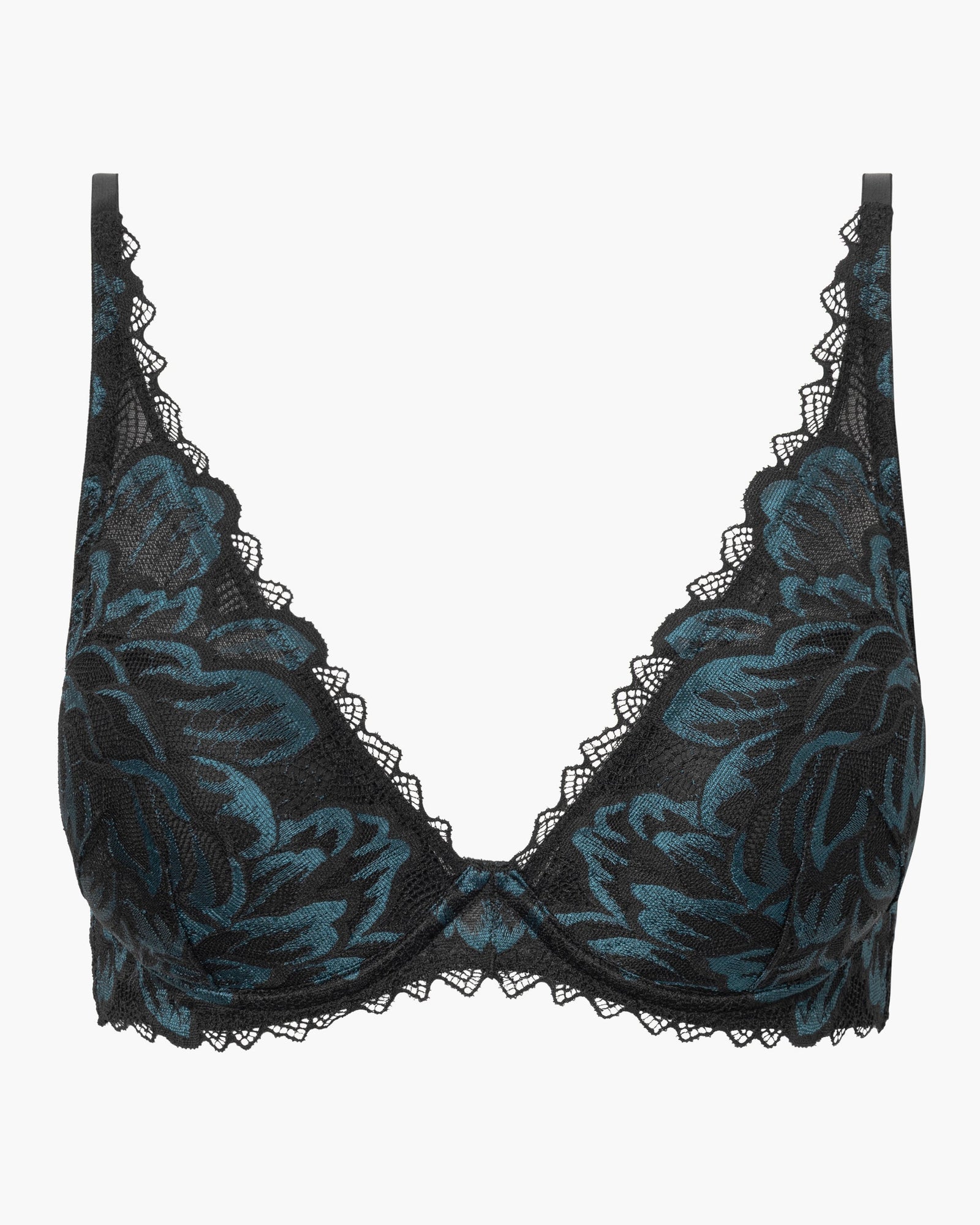 Black Bra - Encantata Padded Plunge Bra